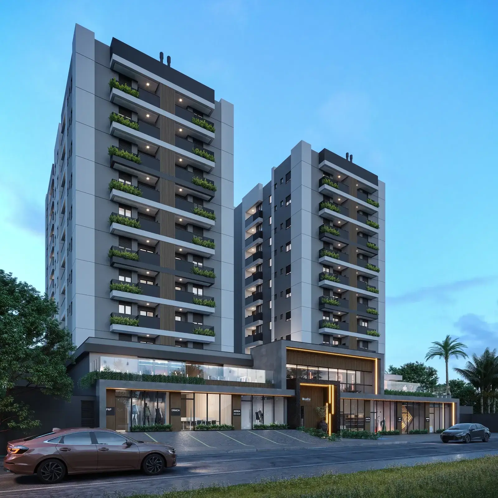 Alto padrão compacto: como o Dualité redefine o morar bem em Joinville